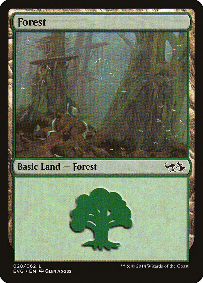 Forest (28) (Elves vs. Goblins) [Duel Decks Anthology] | Tables and Towers