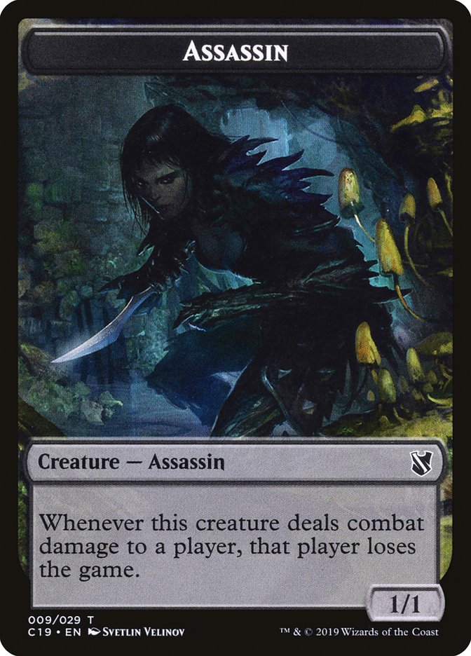 Assassin Token [Commander 2019 Tokens] | Tables and Towers