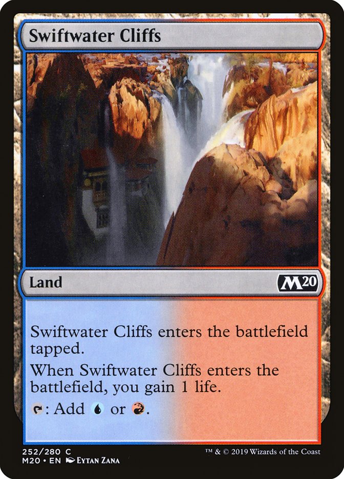 Swiftwater Cliffs [Core Set 2020] | Tables and Towers