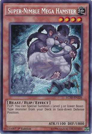 Super-Nimble Mega Hamster [LC5D-EN226] Secret Rare | Tables and Towers