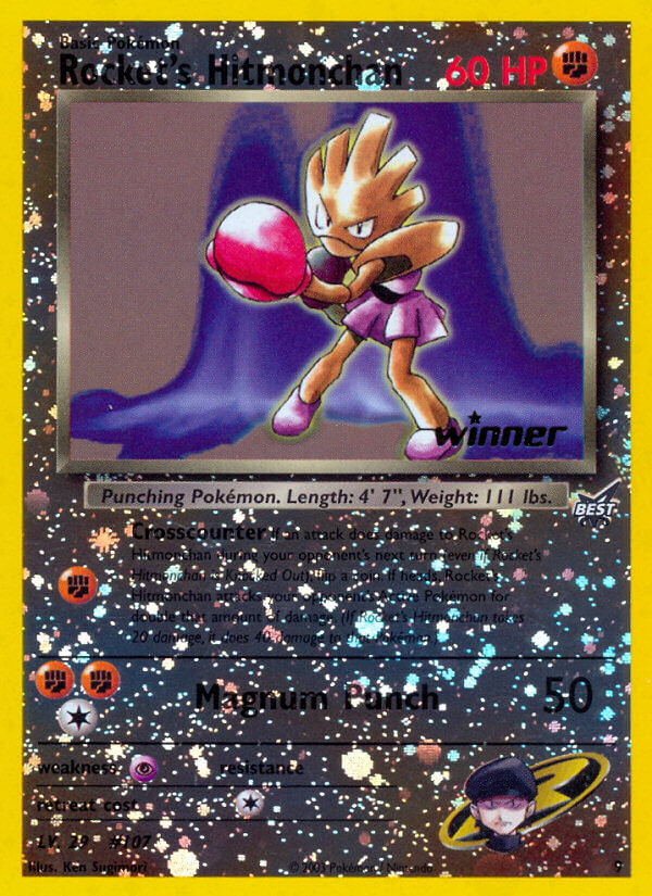 Rocket's Hitmonchan (9) (Winner) [Best of Promos] | Tables and Towers