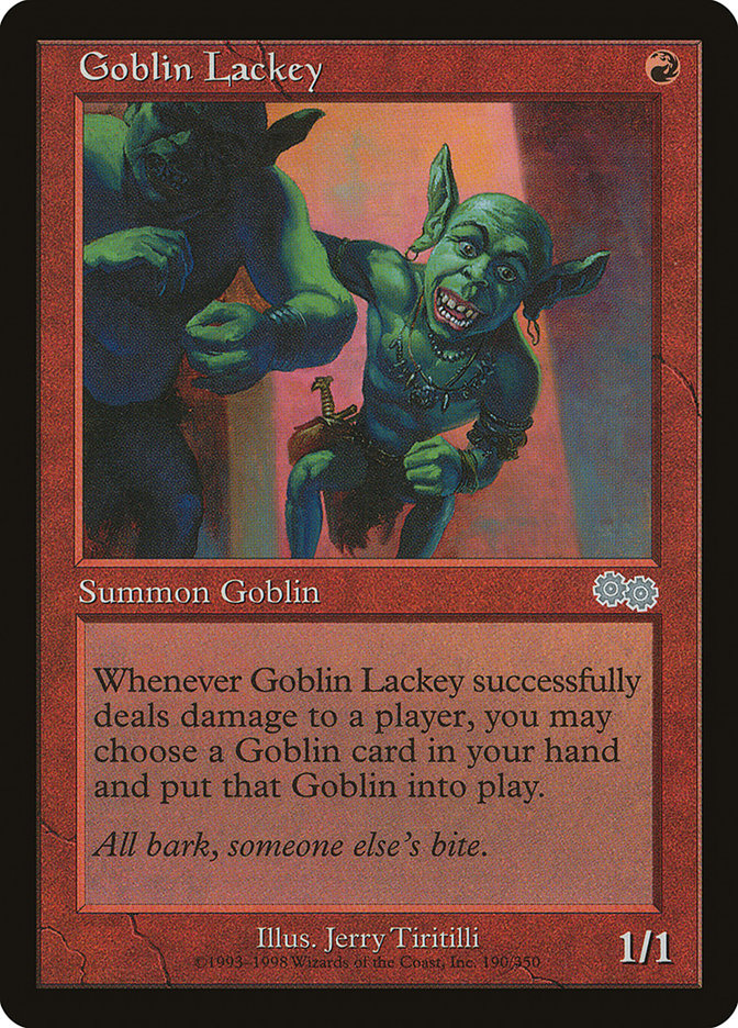 Goblin Lackey [Urza's Saga] | Tables and Towers