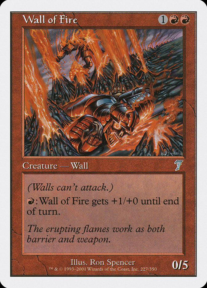 Wall of Fire [Seventh Edition] | Tables and Towers