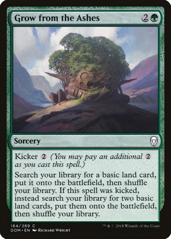 Grow from the Ashes [Dominaria] | Tables and Towers