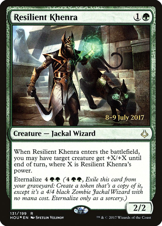 Resilient Khenra [Hour of Devastation Prerelease Promos] | Tables and Towers