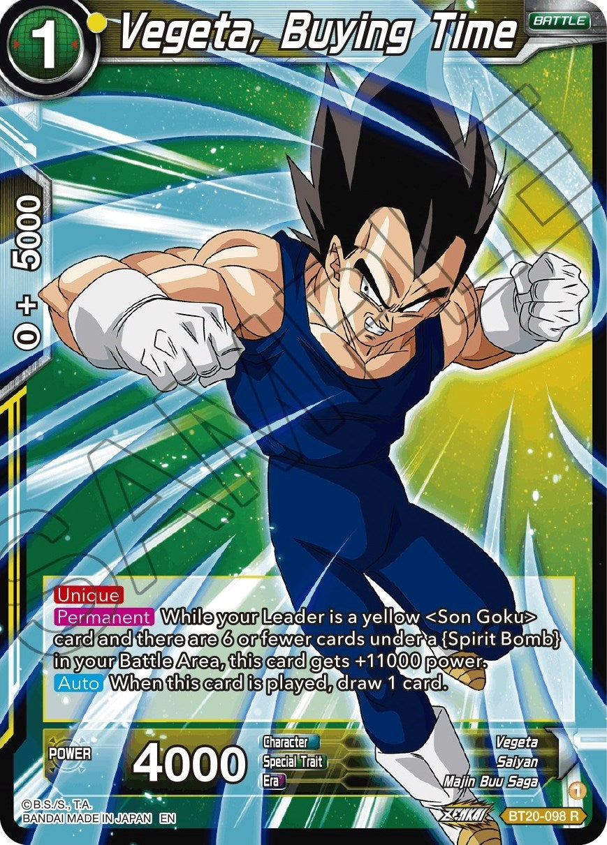 Vegeta, Buying Time (BT20-098) [Power Absorbed] | Tables and Towers