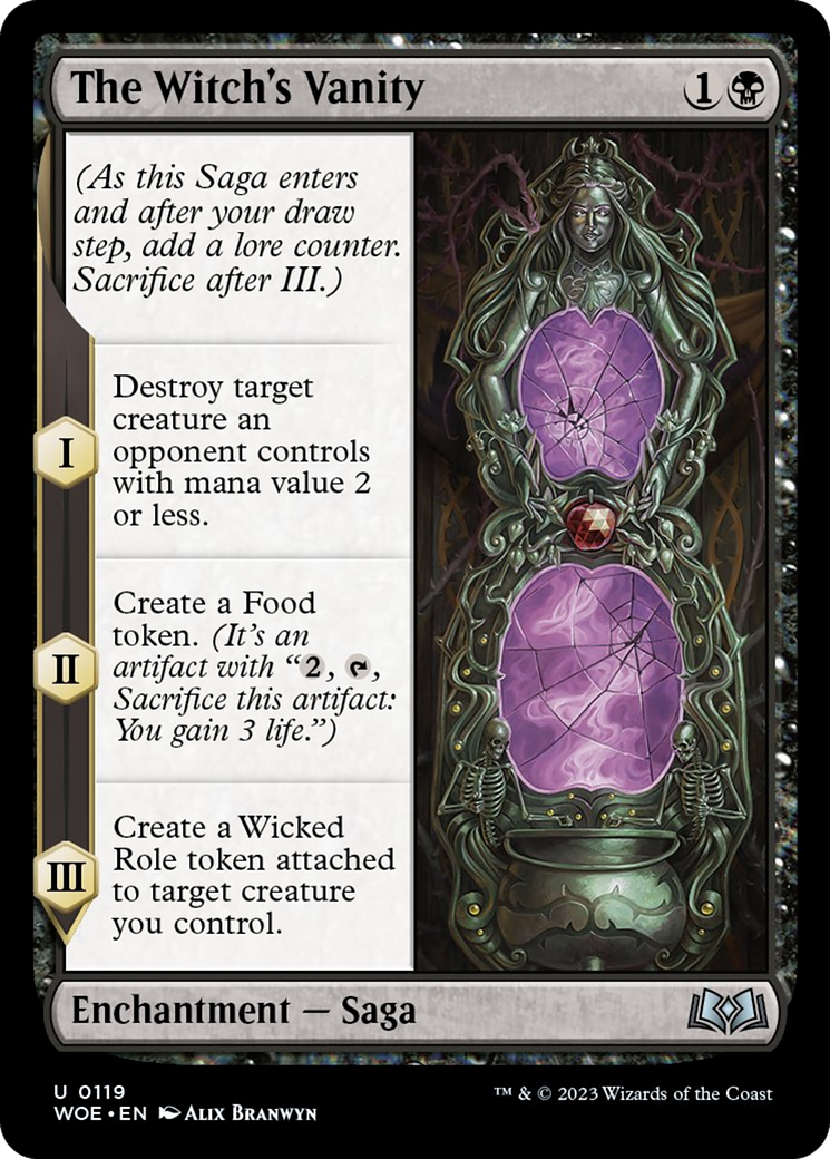 The Witch's Vanity [Wilds of Eldraine] | Tables and Towers