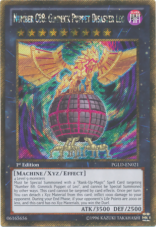 Number C88: Gimmick Puppet Disaster Leo [PGLD-EN021] Gold Secret Rare | Tables and Towers