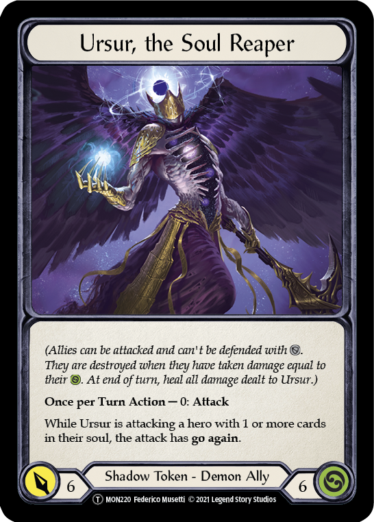 Blasmophet, the Soul Harvester // Ursur, the Soul Reaper [U-MON219 // U-MON220] (Monarch Unlimited)  Unlimited Normal | Tables and Towers