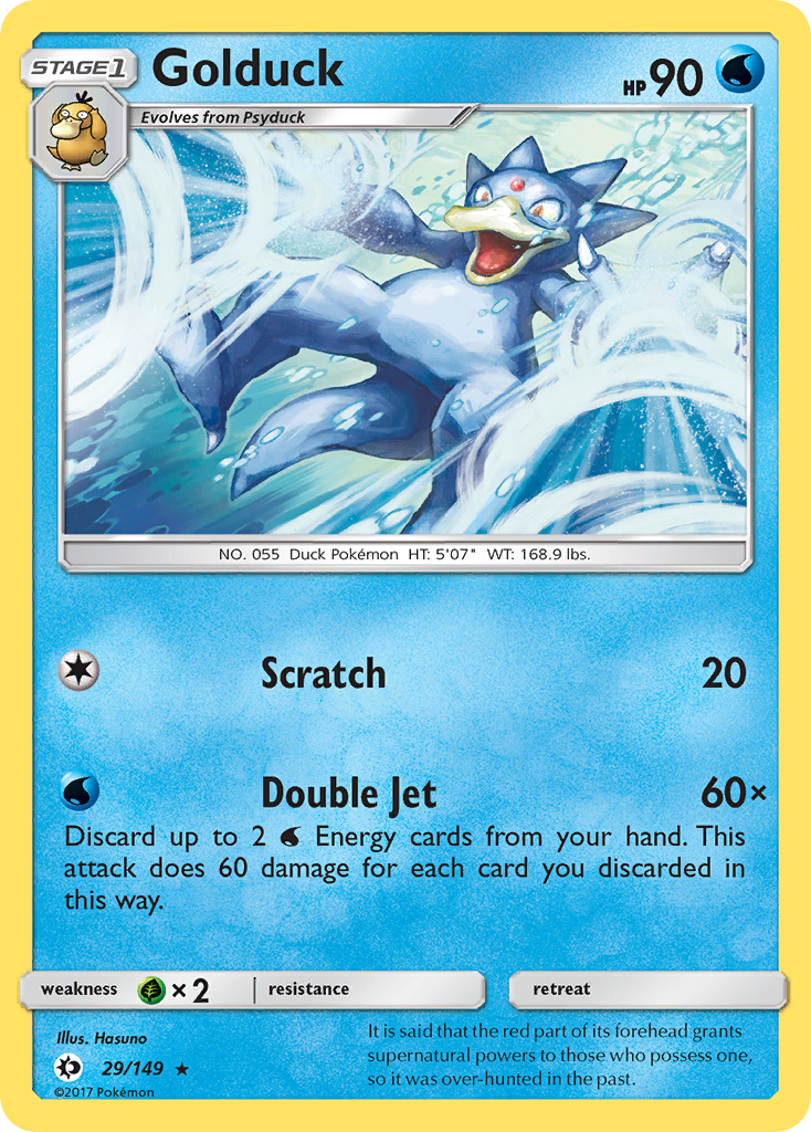 Golduck (29/149) [Sun & Moon: Base Set] | Tables and Towers