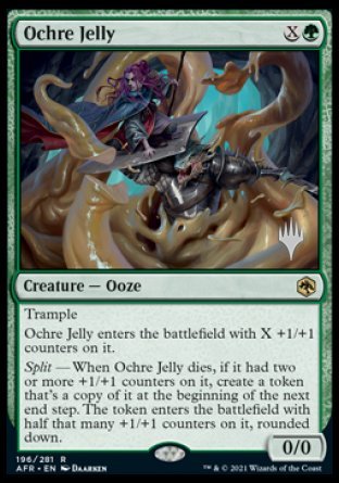 Ochre Jelly (Promo Pack) [Dungeons & Dragons: Adventures in the Forgotten Realms Promos] | Tables and Towers