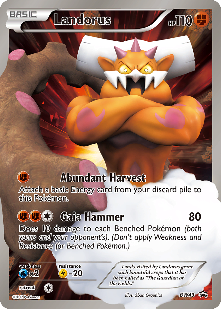 Landorus (BW43) [Black & White: Black Star Promos] | Tables and Towers