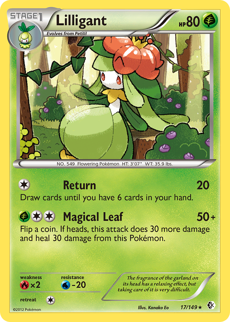 Lilligant (17/149) [Black & White: Boundaries Crossed] | Tables and Towers