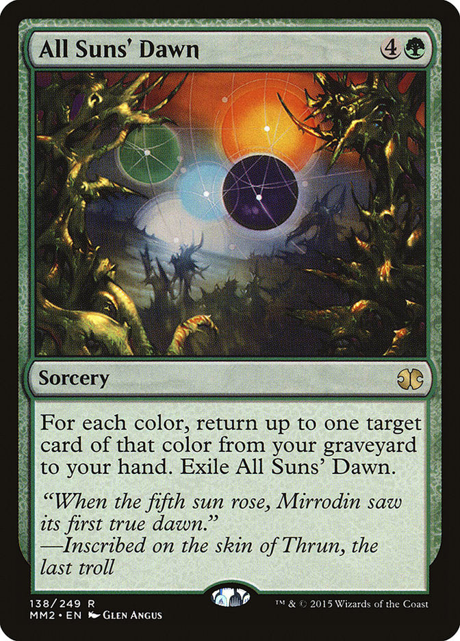 All Suns' Dawn [Modern Masters 2015] | Tables and Towers