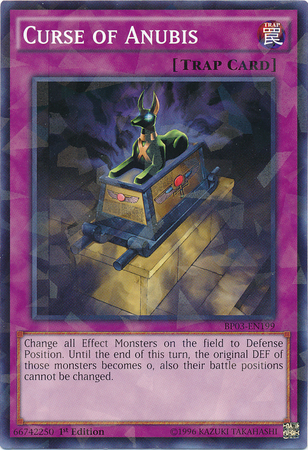 Curse of Anubis [BP03-EN199] Shatterfoil Rare | Tables and Towers