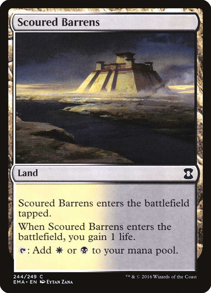 Scoured Barrens [Eternal Masters] | Tables and Towers