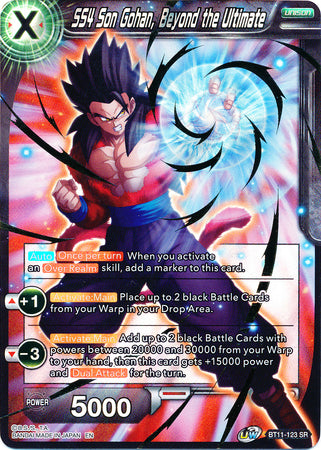 SS4 Son Gohan, Beyond the Ultimate (BT11-123) [Vermilion Bloodline] | Tables and Towers