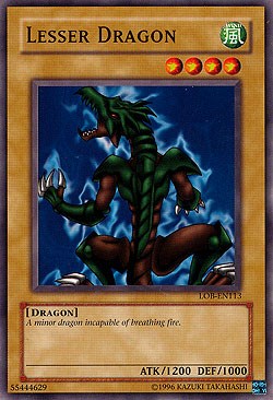 Lesser Dragon [LOB-EN113] Common | Tables and Towers