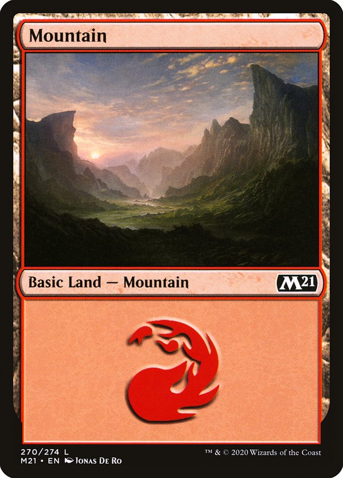 Mountain (270) [Core Set 2021] | Tables and Towers