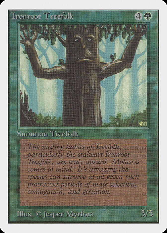 Ironroot Treefolk [Unlimited Edition] | Tables and Towers