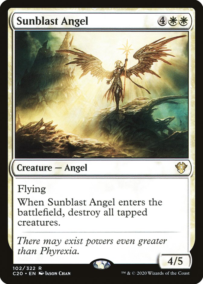 Sunblast Angel [Commander 2020] | Tables and Towers