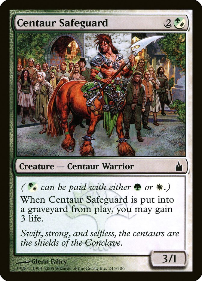 Centaur Safeguard [Ravnica: City of Guilds] | Tables and Towers