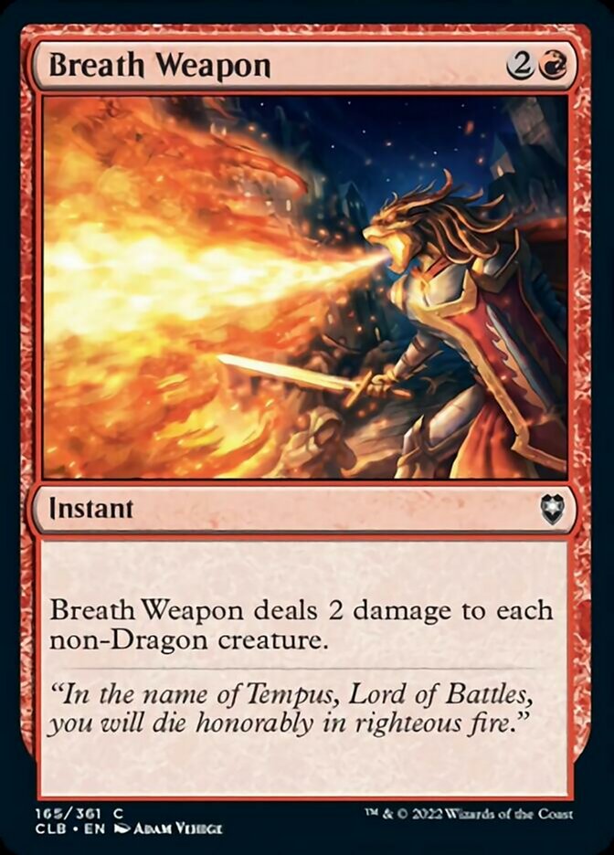 Breath Weapon [Commander Legends: Battle for Baldur's Gate] | Tables and Towers