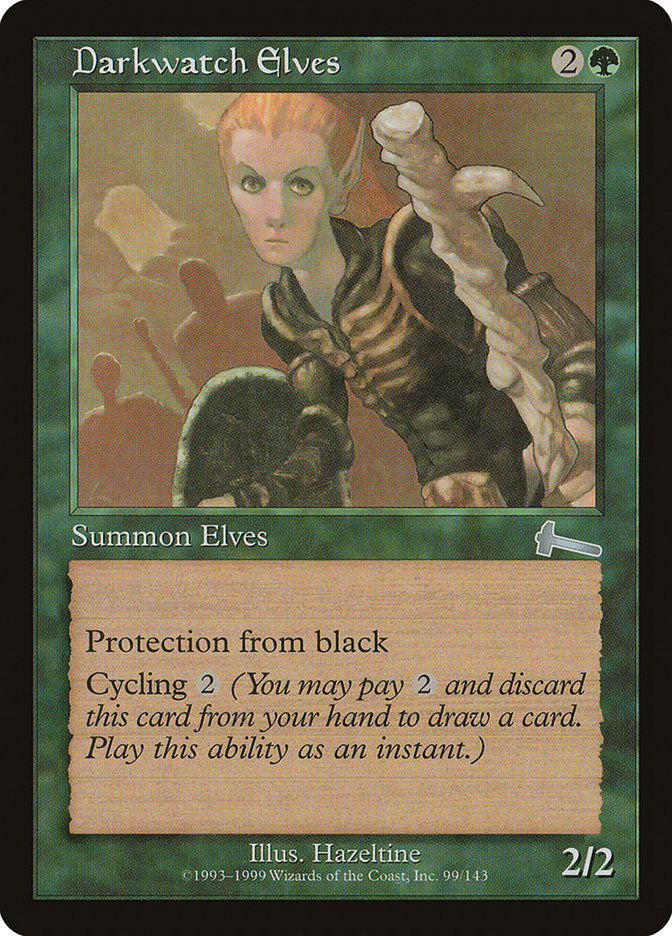 Darkwatch Elves [Urza's Legacy] | Tables and Towers