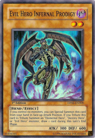 Evil Hero Infernal Prodigy [DP06-EN008] Super Rare | Tables and Towers