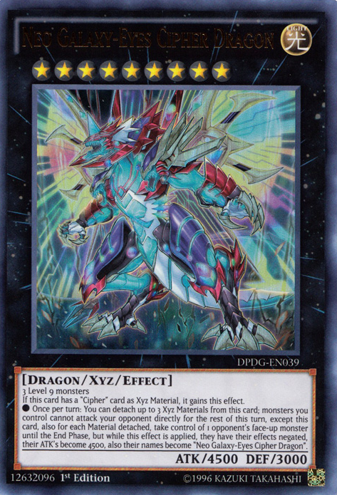 Neo Galaxy-Eyes Cipher Dragon [DPDG-EN039] Ultra Rare | Tables and Towers