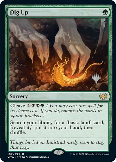 Dig Up (Promo Pack) [Innistrad: Crimson Vow Promos] | Tables and Towers