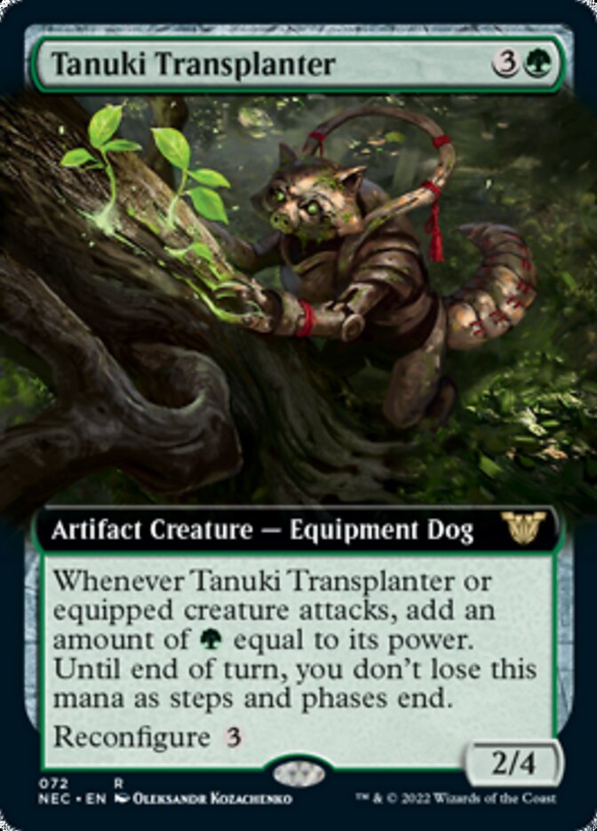 Tanuki Transplanter (Extended Art) [Kamigawa: Neon Dynasty Commander] | Tables and Towers