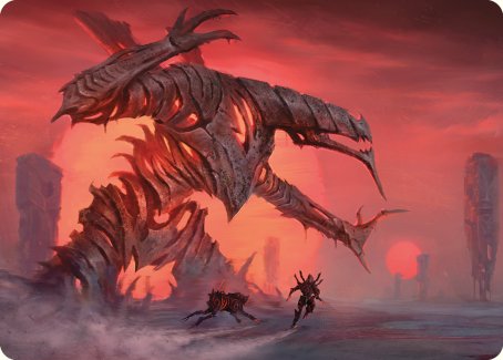 Red Sun's Zenith Art Card [Phyrexia: All Will Be One Art Series] | Tables and Towers