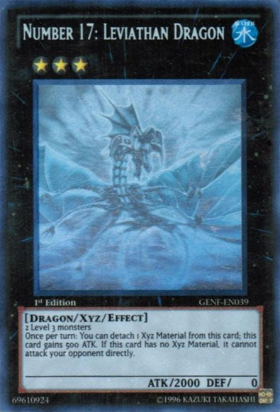 Number 17: Leviathan Dragon [GENF-EN039] Ghost Rare | Tables and Towers