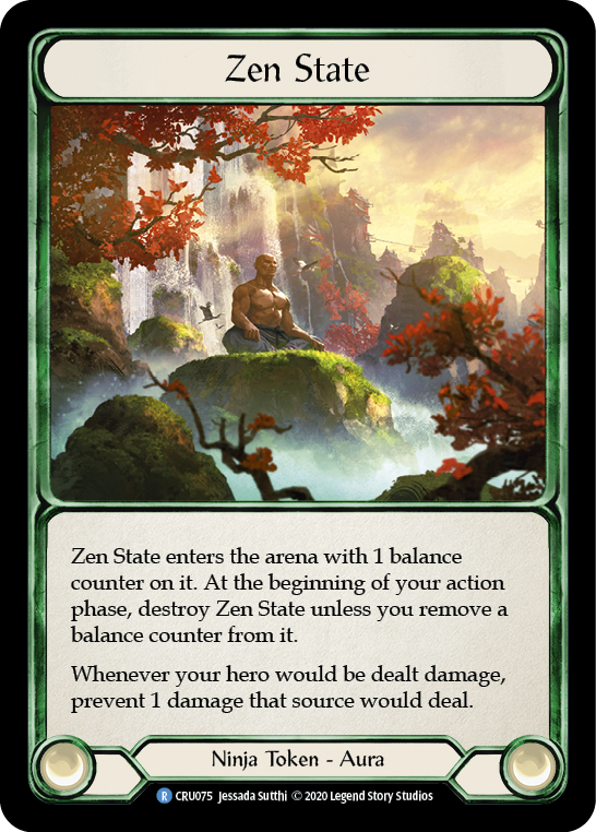 Zen State [CRU075] (Crucible of War)  1st Edition Normal | Tables and Towers