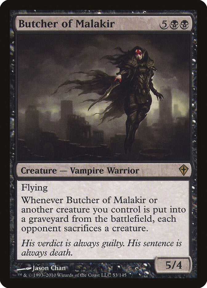 Butcher of Malakir [Worldwake] | Tables and Towers