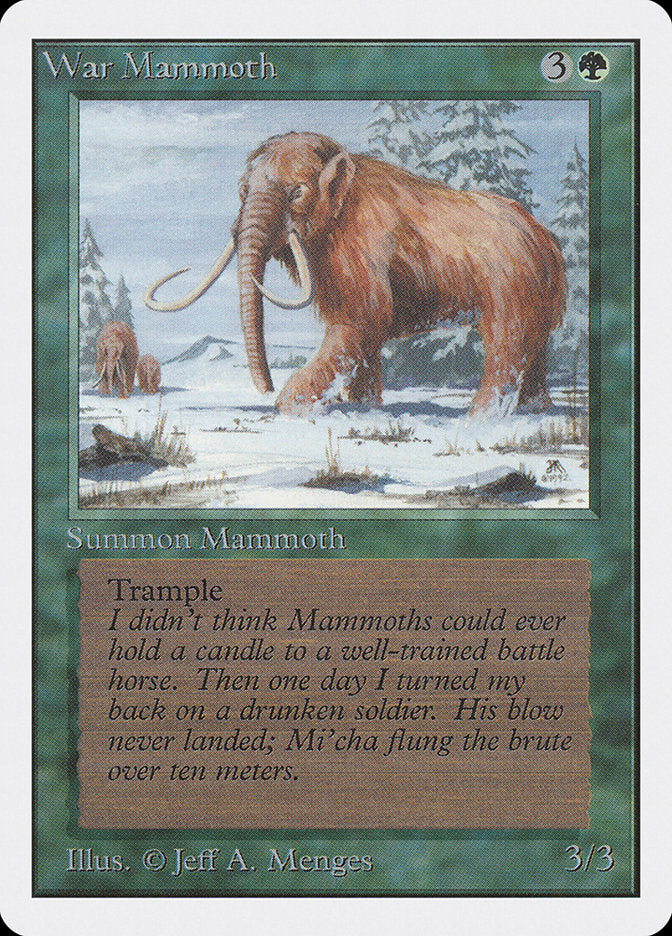 War Mammoth [Unlimited Edition] | Tables and Towers