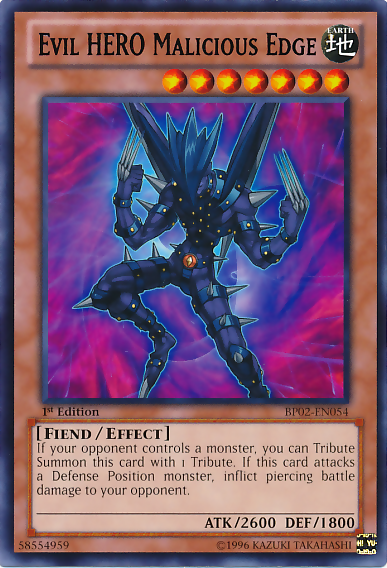 Evil HERO Malicious Edge [BP02-EN054] Mosaic Rare | Tables and Towers