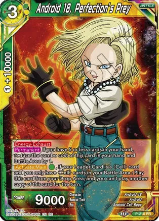 Android 18, Perfection's Prey (P-210) [Mythic Booster] | Tables and Towers