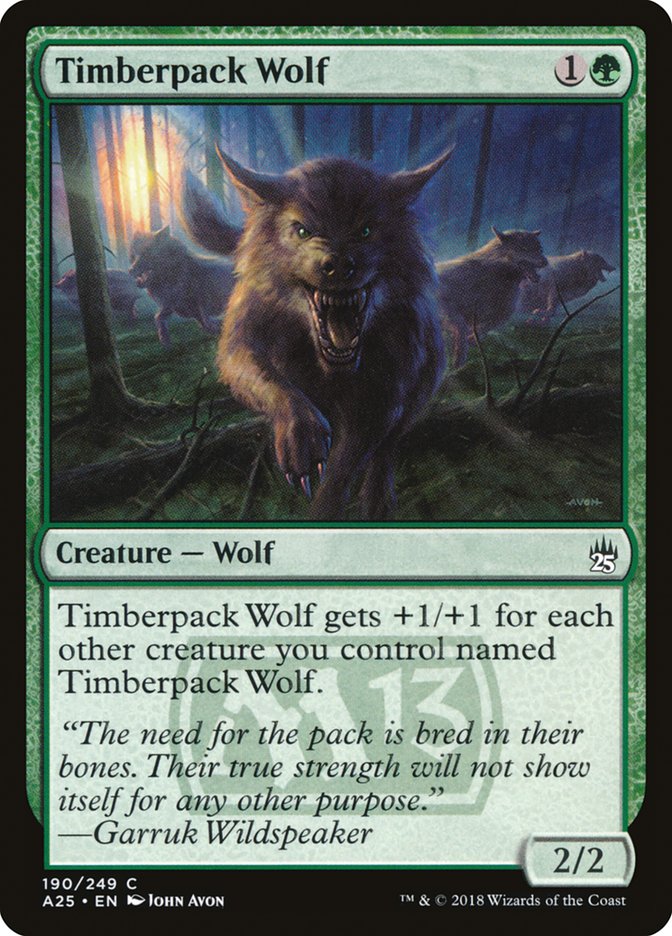 Timberpack Wolf [Masters 25] | Tables and Towers