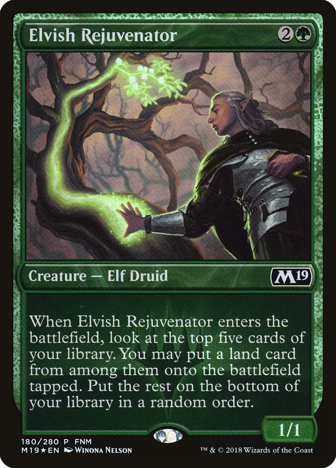 Elvish Rejuvenator (FNM) [Core Set 2019 Promos] | Tables and Towers