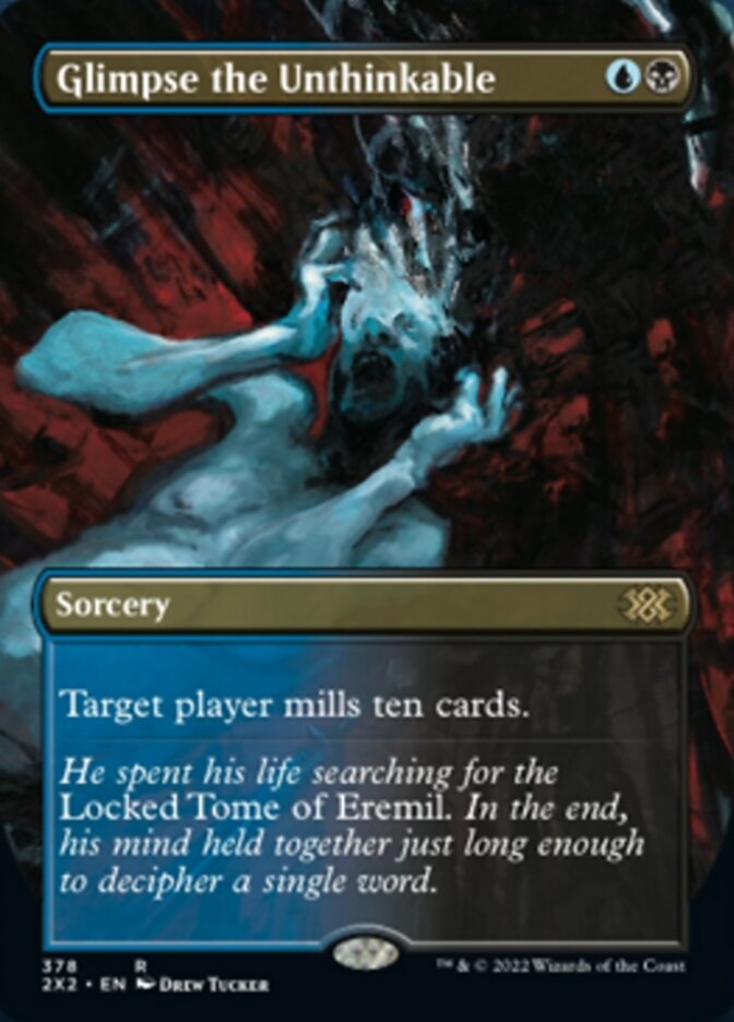 Glimpse the Unthinkable (Borderless Alternate Art) [Double Masters 2022] | Tables and Towers