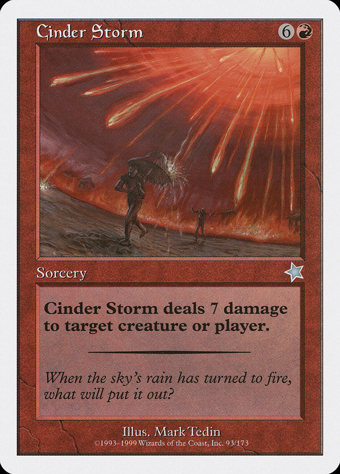 Cinder Storm [Starter 1999] | Tables and Towers