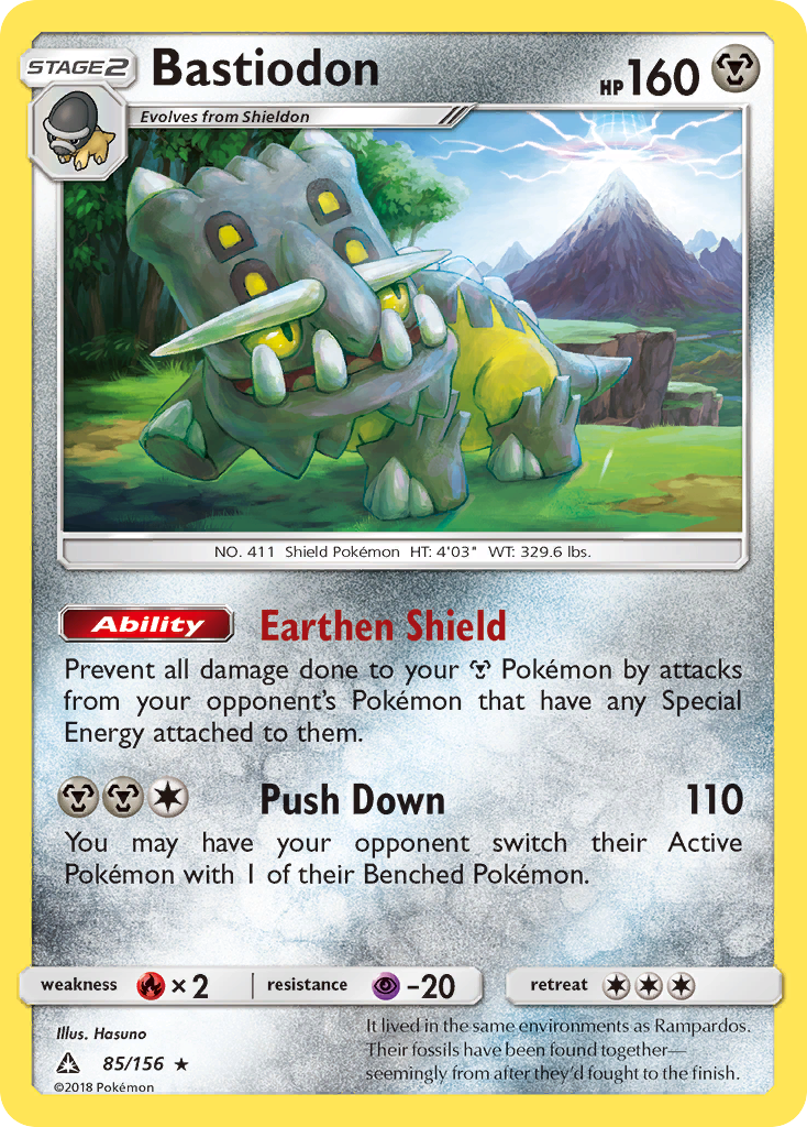 Bastiodon (85/156) [Sun & Moon: Ultra Prism] | Tables and Towers