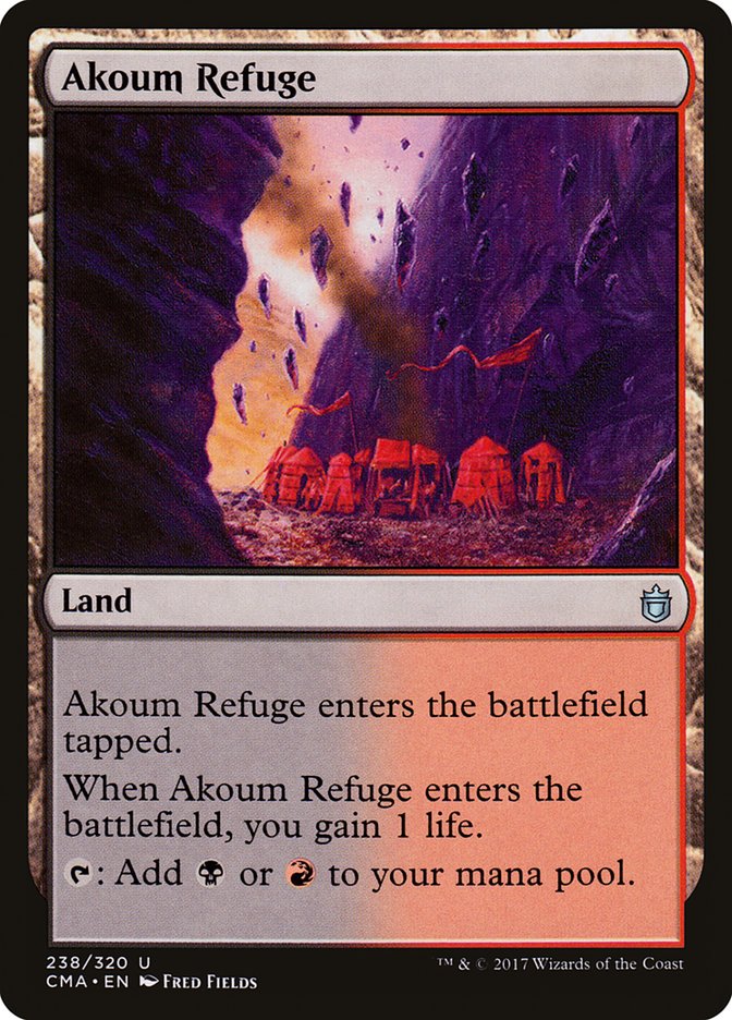 Akoum Refuge [Commander Anthology] | Tables and Towers