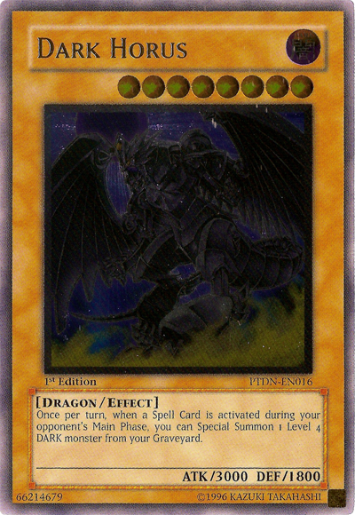 Dark Horus [PTDN-EN016] Ultimate Rare | Tables and Towers