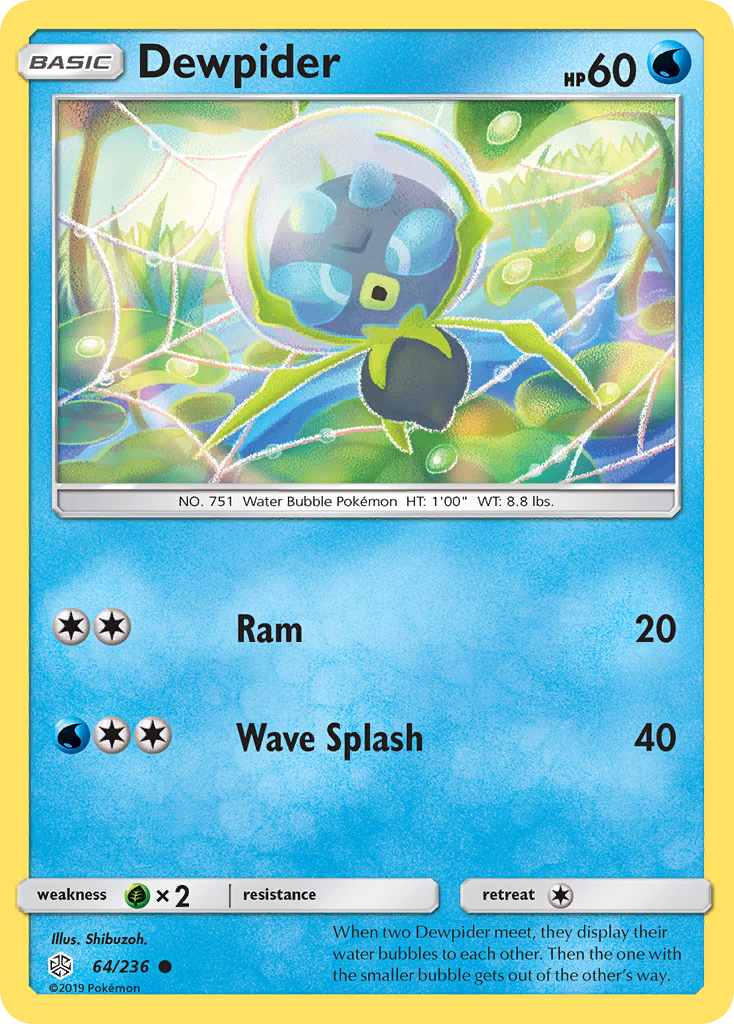 Dewpider (64/236) [Sun & Moon: Cosmic Eclipse] | Tables and Towers