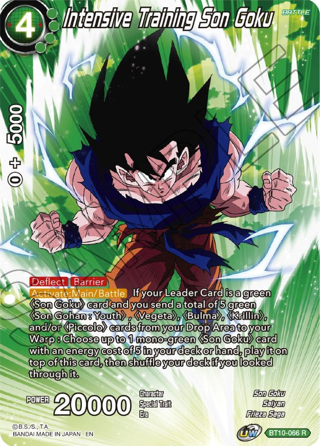 Intensive Training Son Goku (BT10-066) [Theme Selection: History of Son Goku] | Tables and Towers