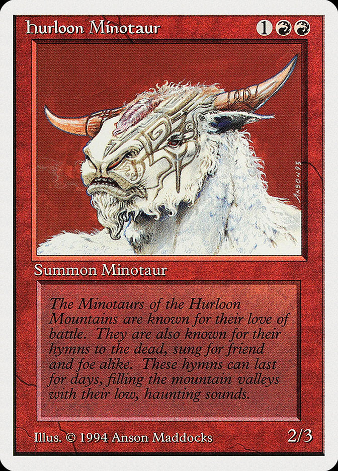 Hurloon Minotaur [Summer Magic / Edgar] | Tables and Towers