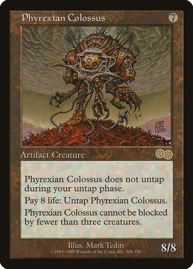 Phyrexian Colossus [Urza's Saga] | Tables and Towers